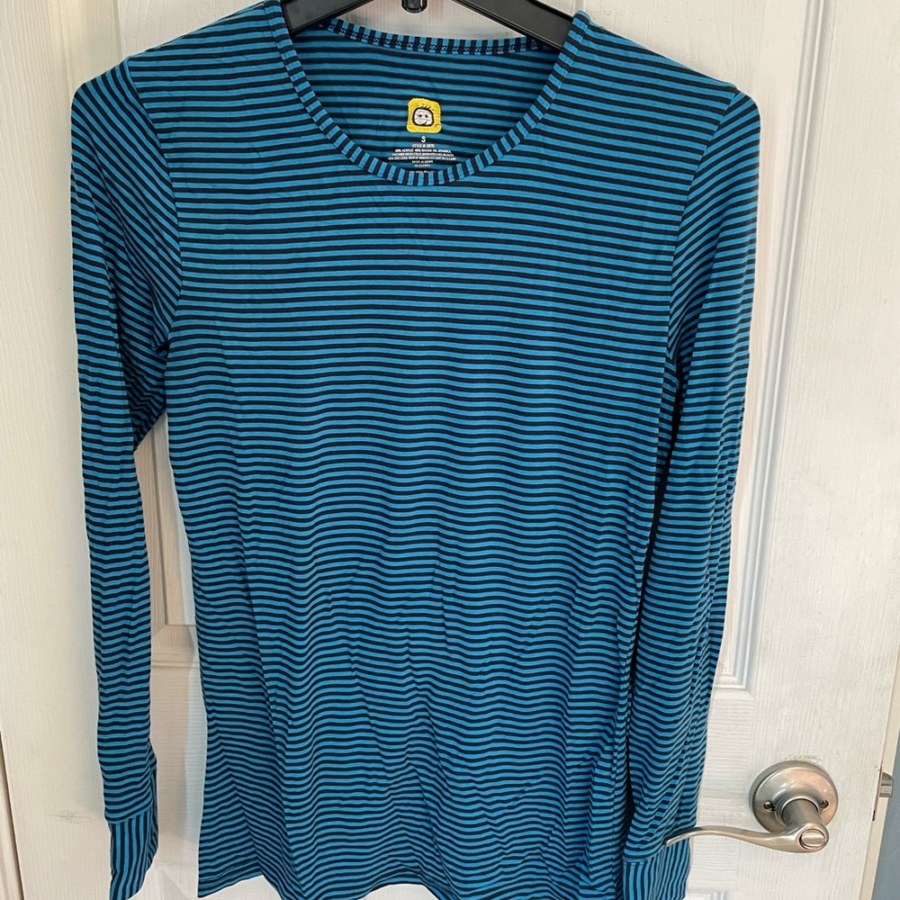 Blue Striped Long Sleeve Shirt